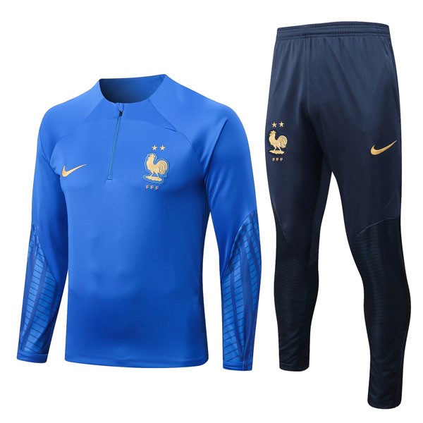 Trainings-Sweatshirt Frankreich 2023 Blau 2